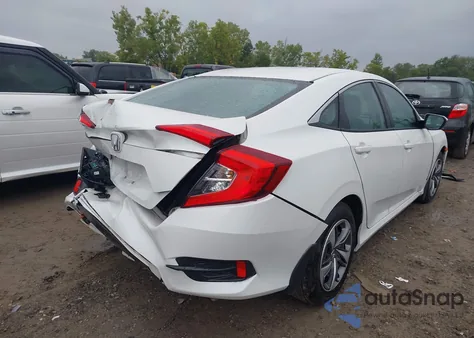 2020 Honda Civic Lx из США, поврежденный, VIN 19XFC2F6XLE024309